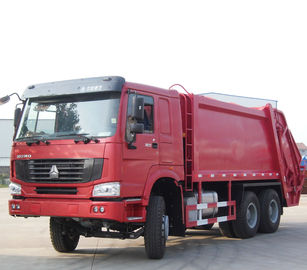Porcellana Camion della raccolta dei rifiuti di Howo, 6 - il camion cubico del compattatore dei rifiuti 9 per immondizia si raccoglie fornitore