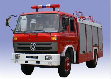 Porcellana Camion di estinzione di incendio di colore rosso un'acqua da 5000 litri e una schiuma da 1500 litri con la pompa ad alta pressione fornitore