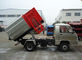 FOTON 4X2 2000 litri di piccolo del bidone della spazzatura camion di immondizia, 6 mini camion di immondizia delle ruote 2cbm fornitore