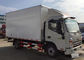 JAC 4x2 ha refrigerato il camion della scatola 5 tonnellate parete interna/esterna di vetroresina per alimento congelato fornitore