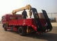 Dongfeng 4x2 camion della gru da 4 tonnellate, un camion di 2 assi ha montato la gru telescopica fornitore