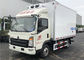 HOWO 4x2 ha refrigerato la vetroresina interna, 3 tonnellate del camion della scatola di frigorifero di camion del congelatore fornitore