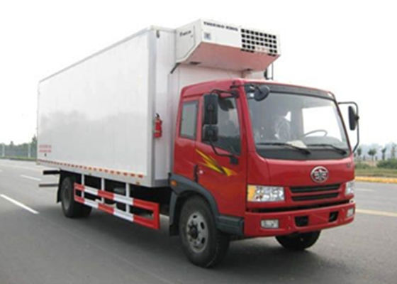 comprare FAW Dongfeng 4X2 ha refrigerato il camion della scatola 5 tonnellate di camion di raffreddamento degli alimenti a rapida preparazione fabbricazione online