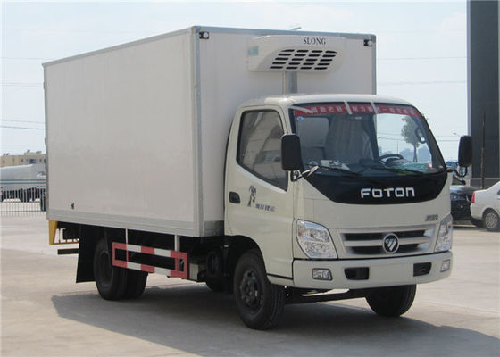 comprare Camion refrigerato del contenitore di ruote di FOTON 6 piccolo, 3 tonnellate di frigorifero di camion del congelatore fabbricazione online