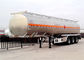 Semirimorchio cisterna di trasporto dell'olio dell'asse 42000L 42cbm del rimorchio 3 del camion cisterna del combustibile della lega di alluminio fornitore