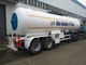 Il rimorchio del camion cisterna di 40 CBM 20 tonnellate ha liquefatto il rimorchio dell'autocisterna del petrolio fornitore