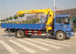 Il cino camion del camion FOTON 4x2 della Cina ha montato la gru 8 tonnellate di gru diritta del braccio montata carico XCMG fornitore